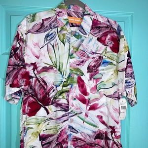 Jams World Wind Palm, Rayon Hawaiian Shirt, Men’s Small